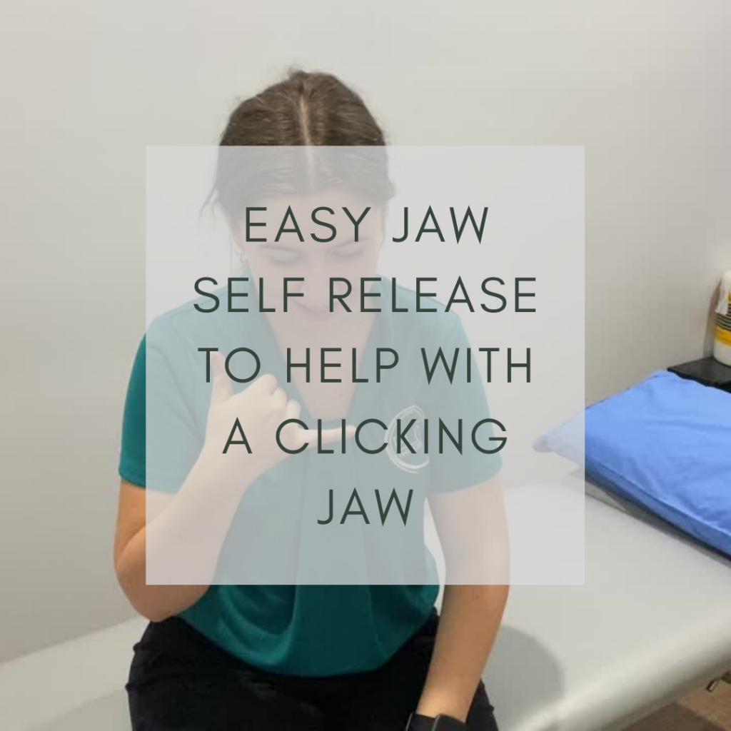 Easy Jaw Self Release To Help With A Clicking Jaw Elite Physiotherapy