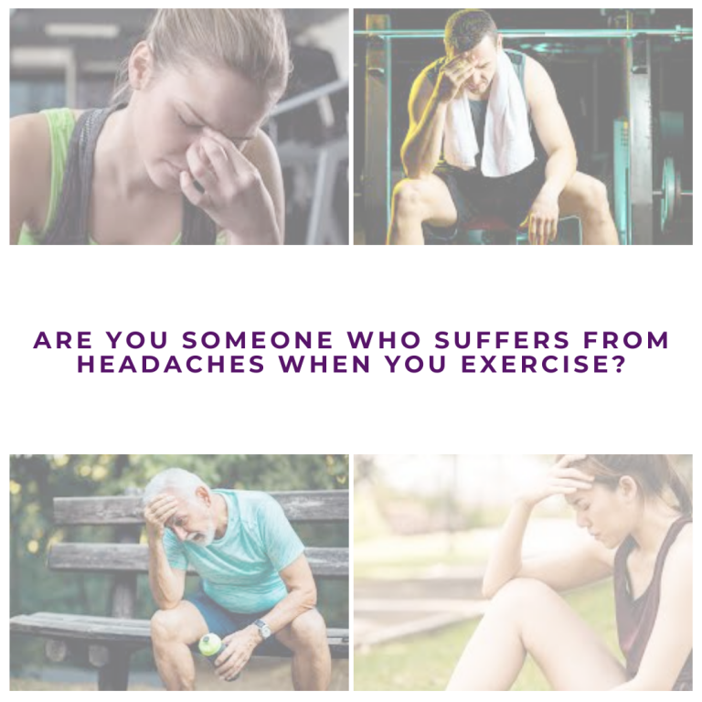What getting headaches while exercising means » Elite Physiotherapy